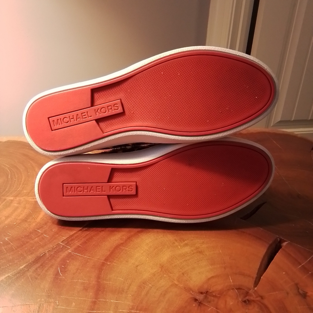 Michael Michael Kors Slip-on Sneakers in Calf Hair Leopard Print - 7.5 - Picture 8 of 8